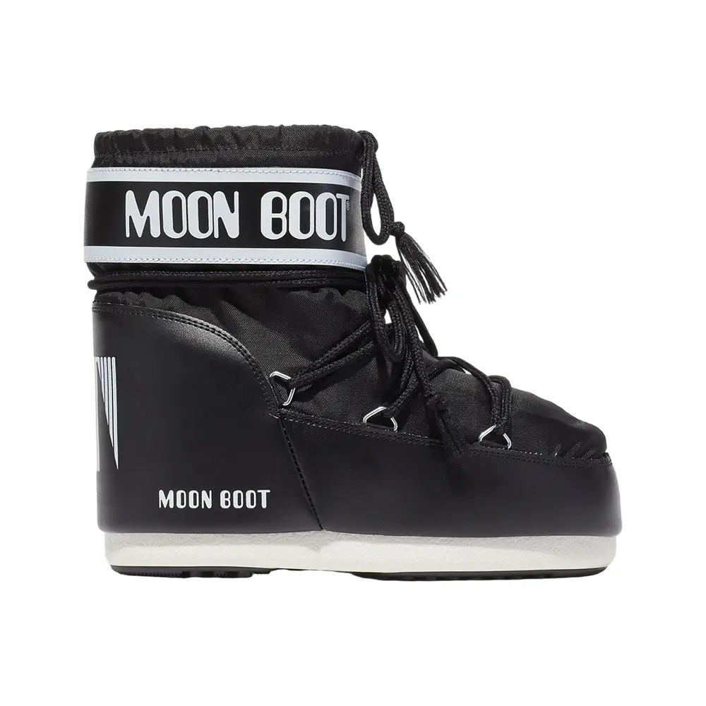 Moon Boot Icon Low Nylon Boots Black – voilà.id