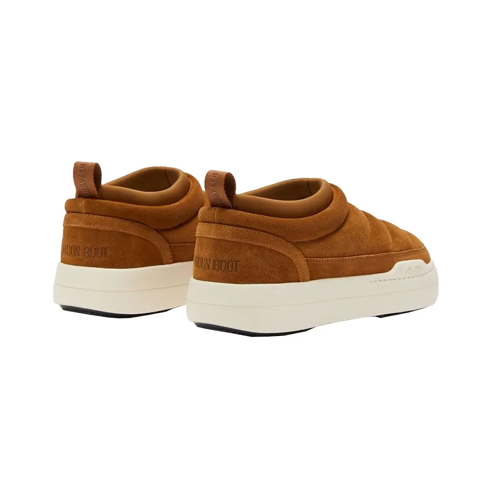 スニーカー MOON BOOT Park Soft Suede Sneakers Cognac Moon Boot Park Soft Sneakers - Cognac - 65% Off | Editorialist