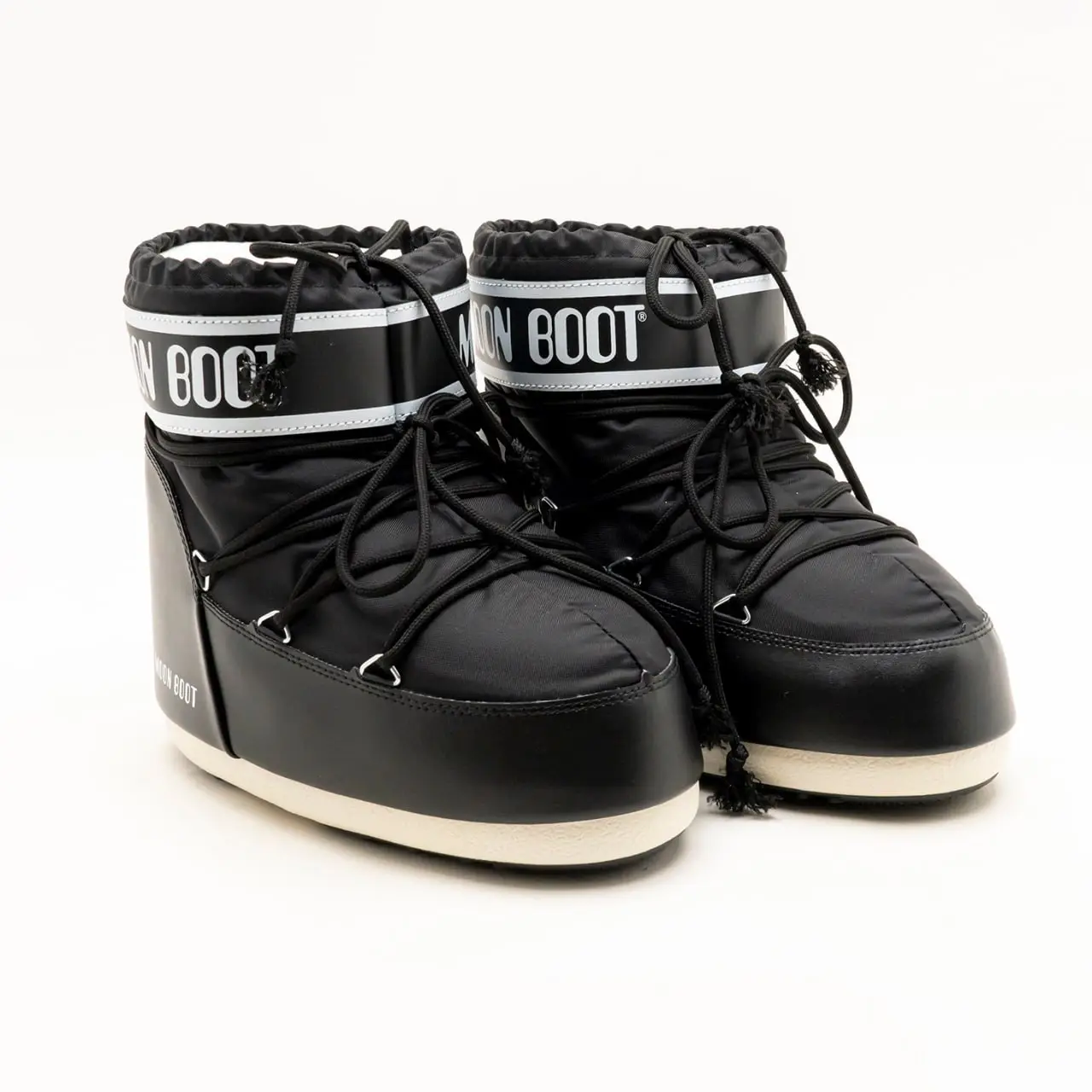 Moon Boot Icon Low Nylon Boots Black – voilà.id