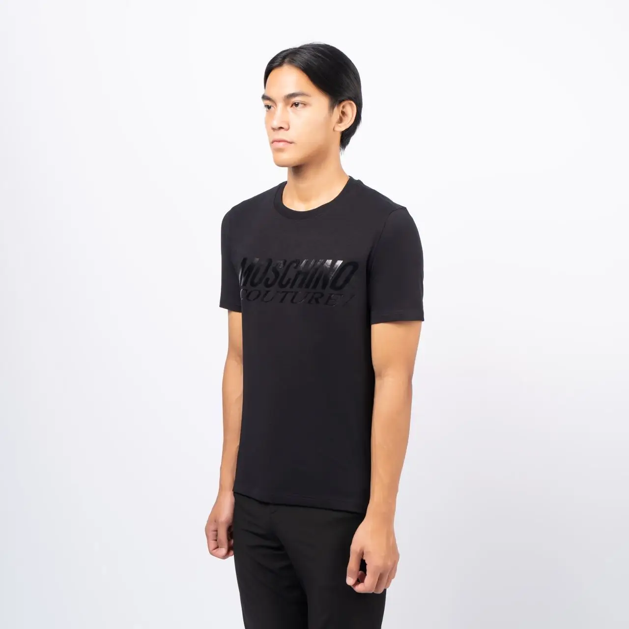 Tシャツ・カットソー MOSCHINO COUTURE Men T-shirt Black 07887241 6555 Moschino Moschino Couture ! black T-shirt - Black | 071520401555