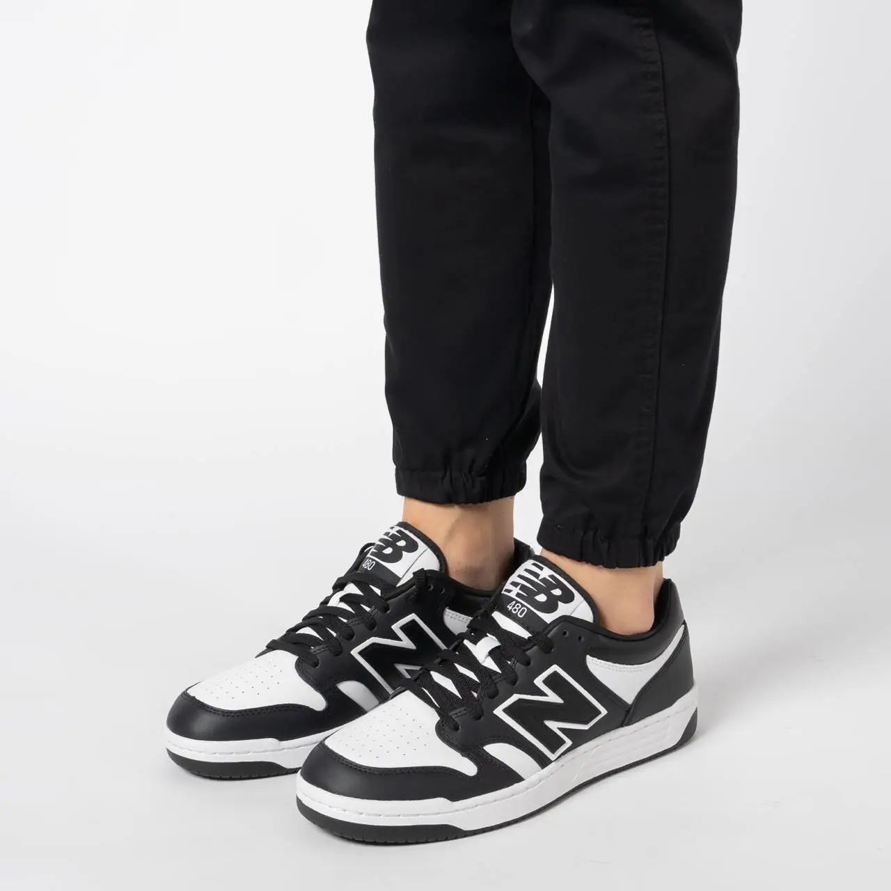 New Balance 480 Black White Men – voilà.id