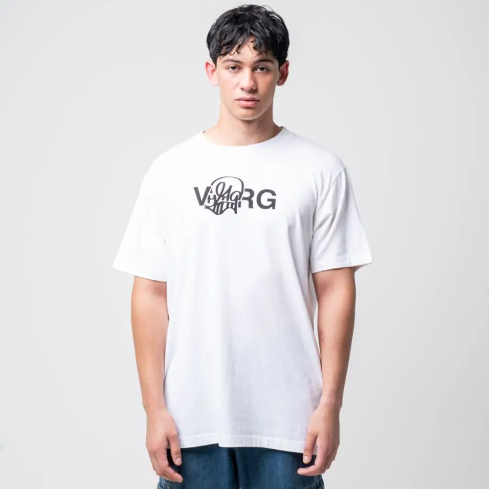 Tシャツ・カットソー NAMACHEKO Men T Shirts NS25 402SN1201 White NAMACHEKO White shirt with logo patch | TheDoubleF