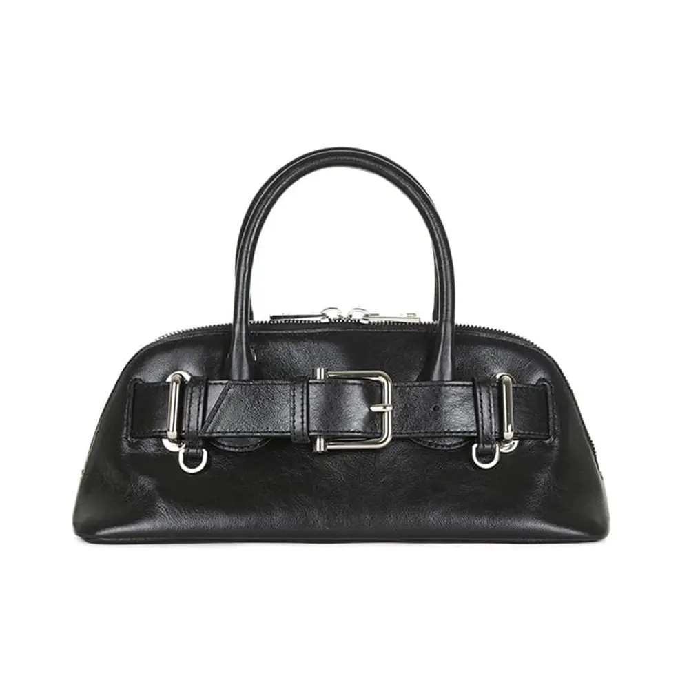 Osoi Zip Brocle Mini Handbag Leather Stone Black – voilà.id