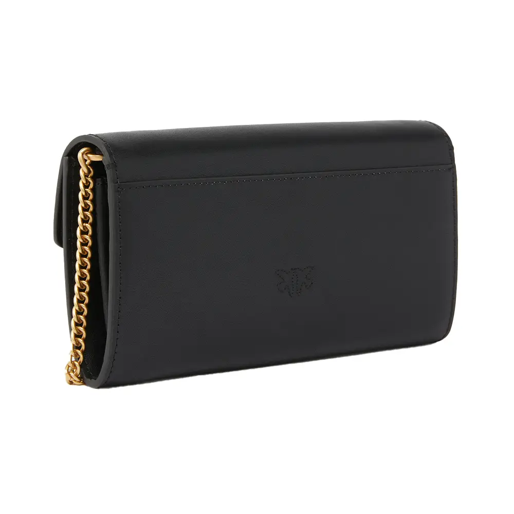 Pinko Love Bag One Wallet On Chain Simply Black – voilà.id