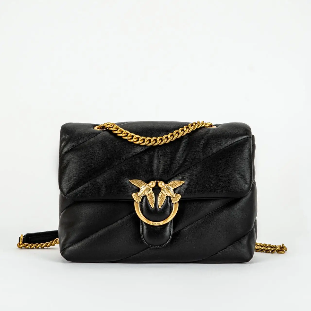 【受注生産品】 Big Love Pinko Puff voilà.id – Ghw Black Crossbody Quilt Maxi スーツ・フォーマル・ドレス