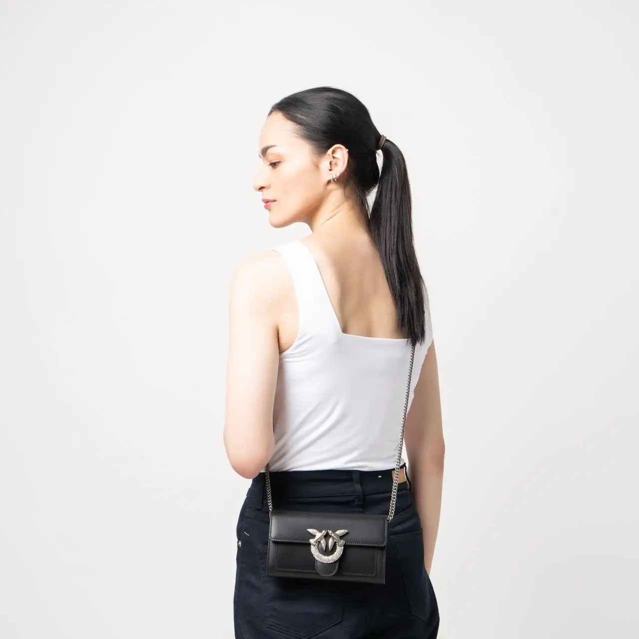 PINKO 100061A0F1Z99O 関税送料込 Pinko Women's bag 100061-A1VE Z99Q Nero