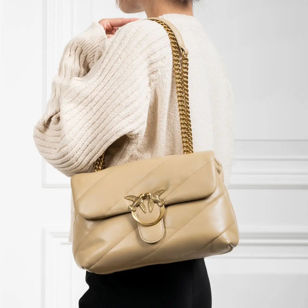 【関税込み】PINKO MINI LOVE BAG PUFF MAXI QUILT Mini Love Bag Puff Maxi Quilt