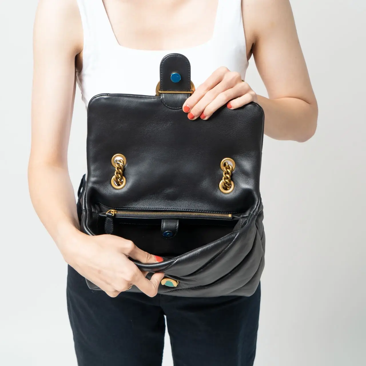 Pinko Classic Love Bag Puff Maxi Quilt Black Ghw – voilà.id
