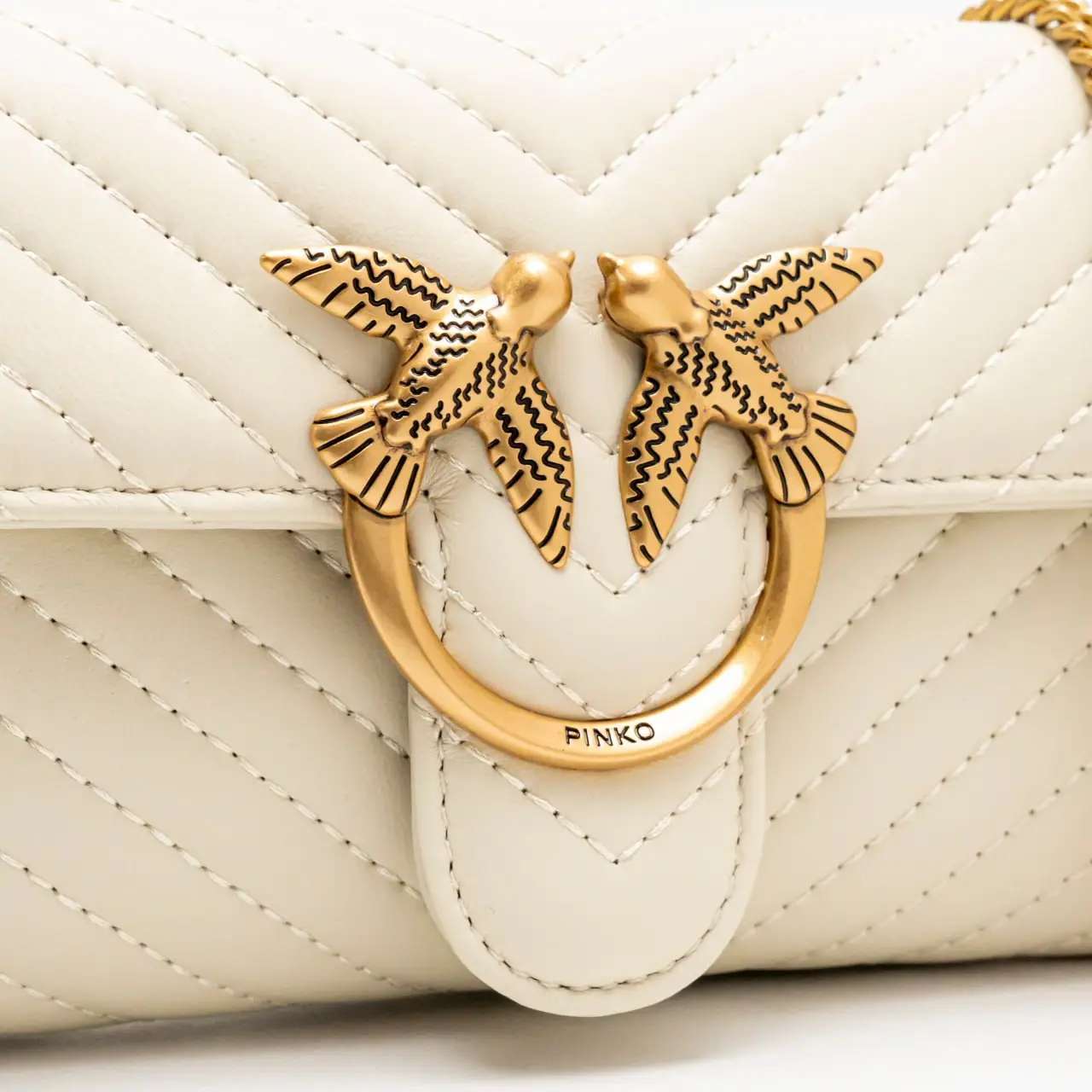 Pinko Love One Wallet On Chain White Ghw – voilà.id