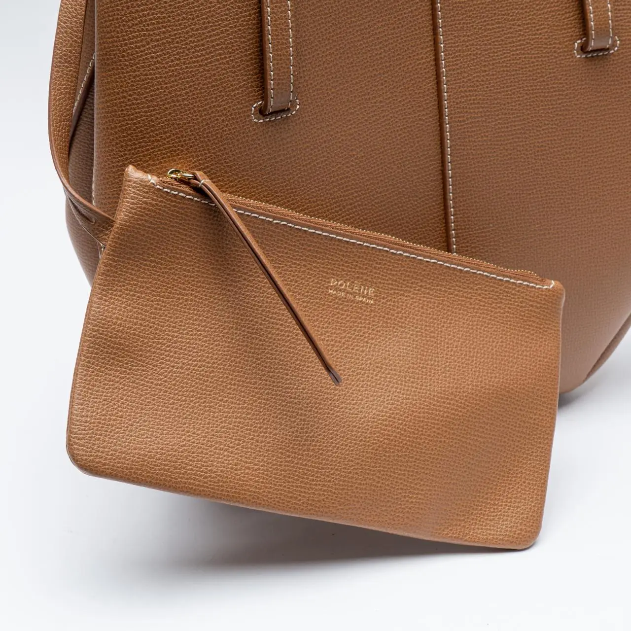 mi♡　hyeon ted stole camel Celine Preloved Triomphe Canvas Shoulder Bag Wo - Brown