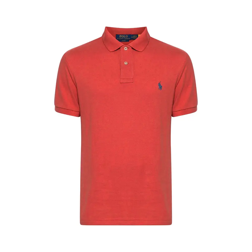 Tシャツ・カットソー Ralph Lauren SS25 Slim-fit pique polo shirt (710536856 450) Polo Ralph Lauren Cotton-Piqué Custom Slim Fit Polo Shirt