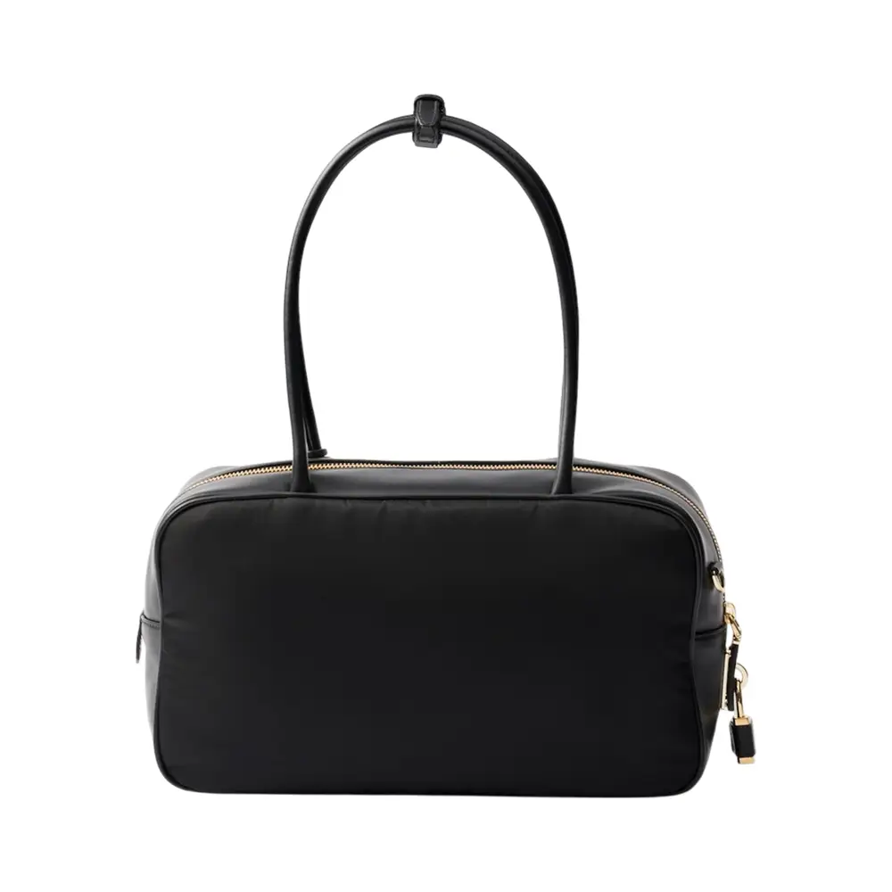 PRADA*Re-Nylon and leather medium top-handle bag*送料込 Prada Re-Nylon and Leather Medium Top Handle Bag with