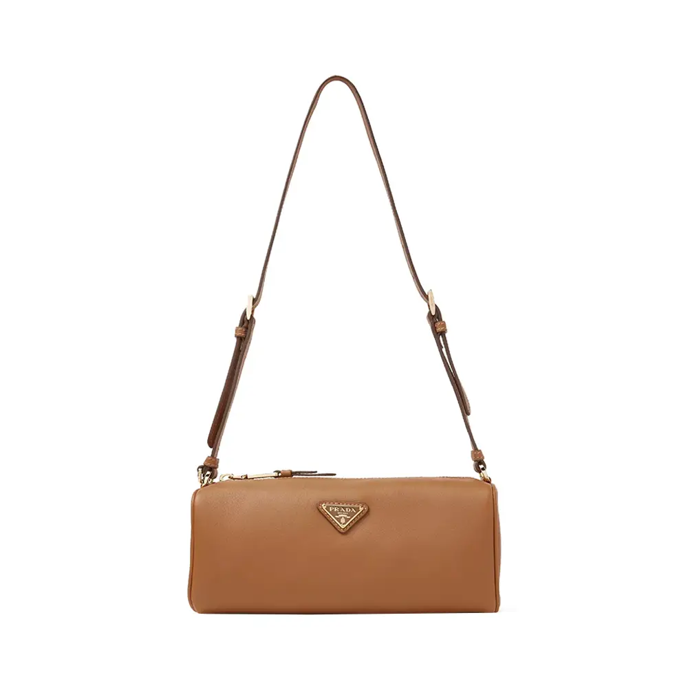Prada Pouch Leather Shoulder Bag Caramel – voilà.id