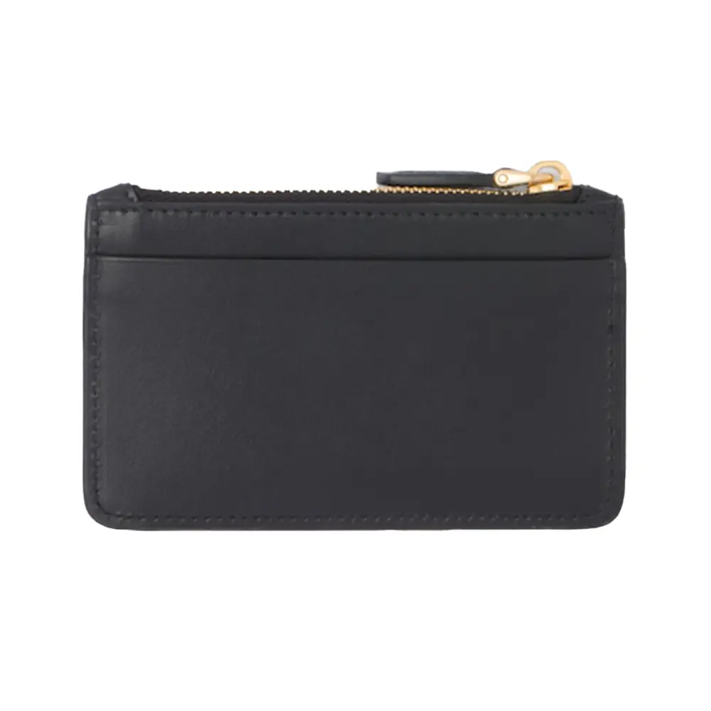 Prada Black Saffiano Zipped Card Case TheDoubleF New Releases