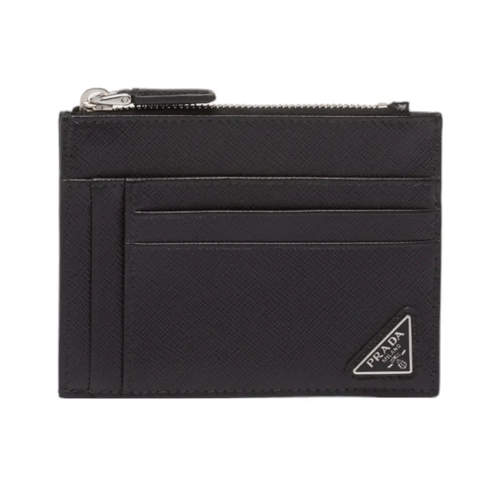 ★【PRADA】 Triangle Logo Zipper Card Wallet★ 3371449-large.webp?w=3840
