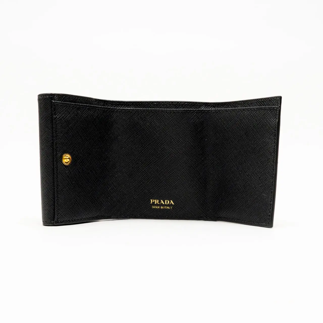 PRADA｜HALF-LENGTH WALLETS (1MH042 QHH F0002) Black Saffiano Leather Wallet | PRADA