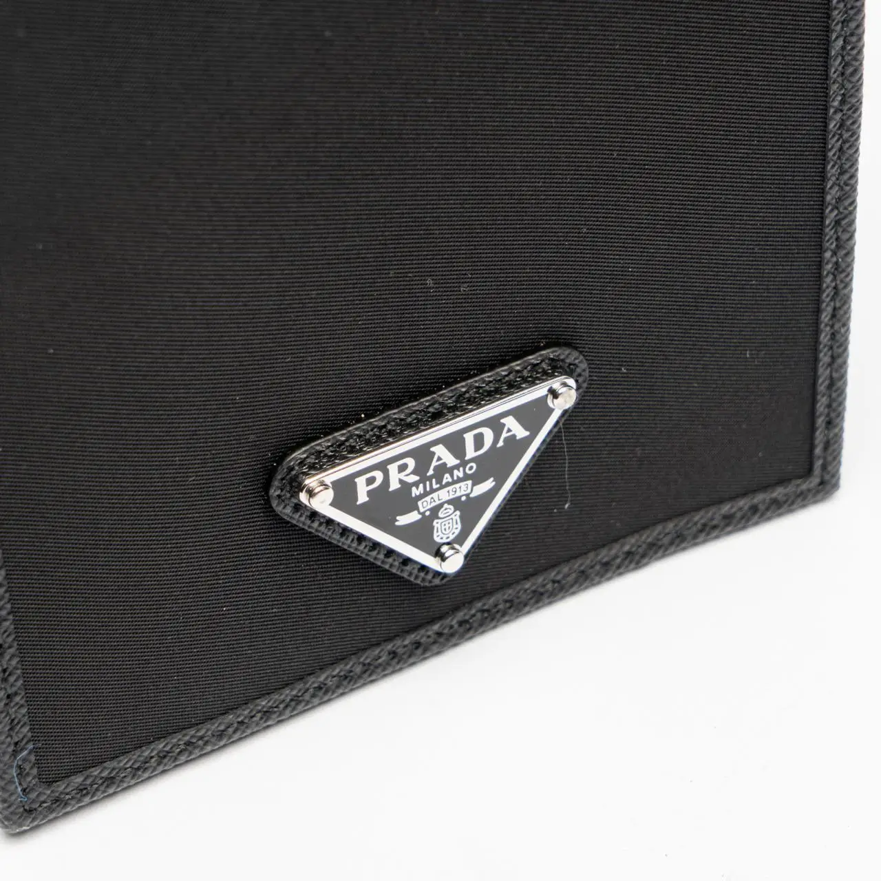 Prada Re-Nylon and Saffiano Leather Wallet Black – voilà.id