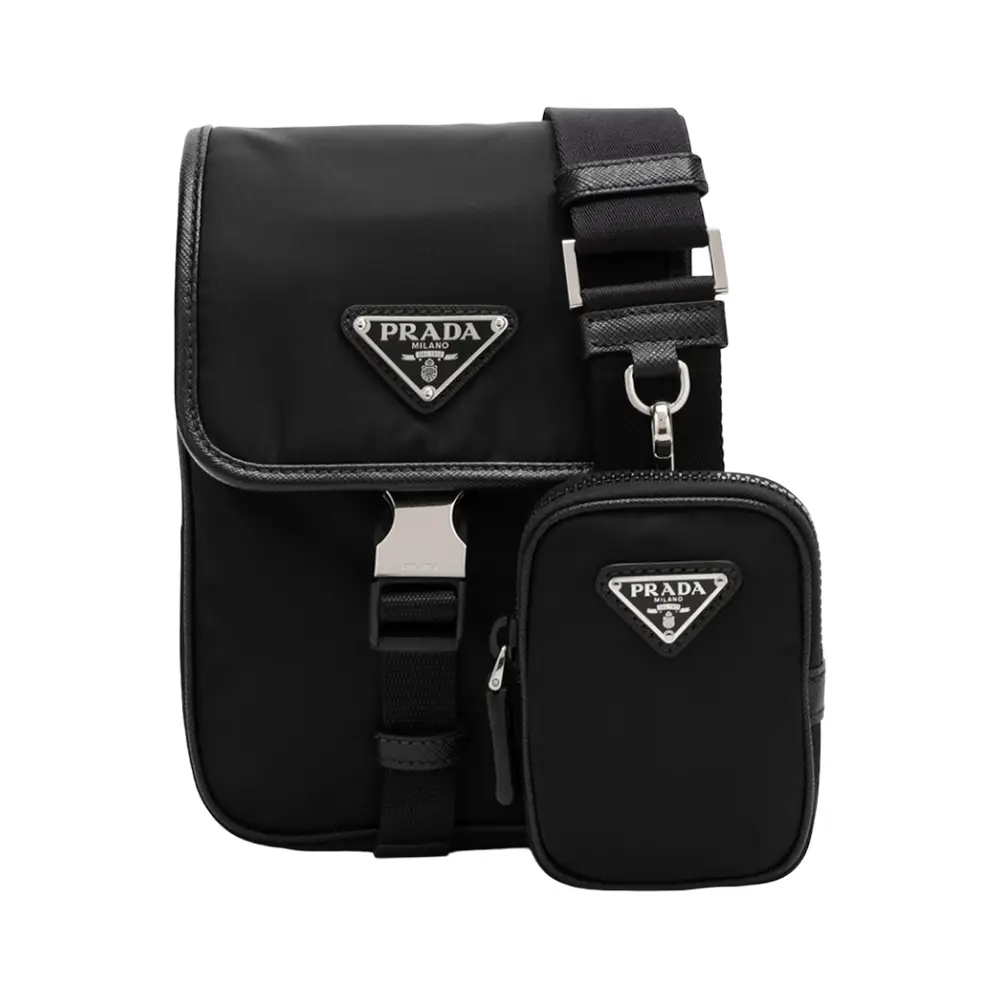 Prada saffiano leather messenger bag on sale