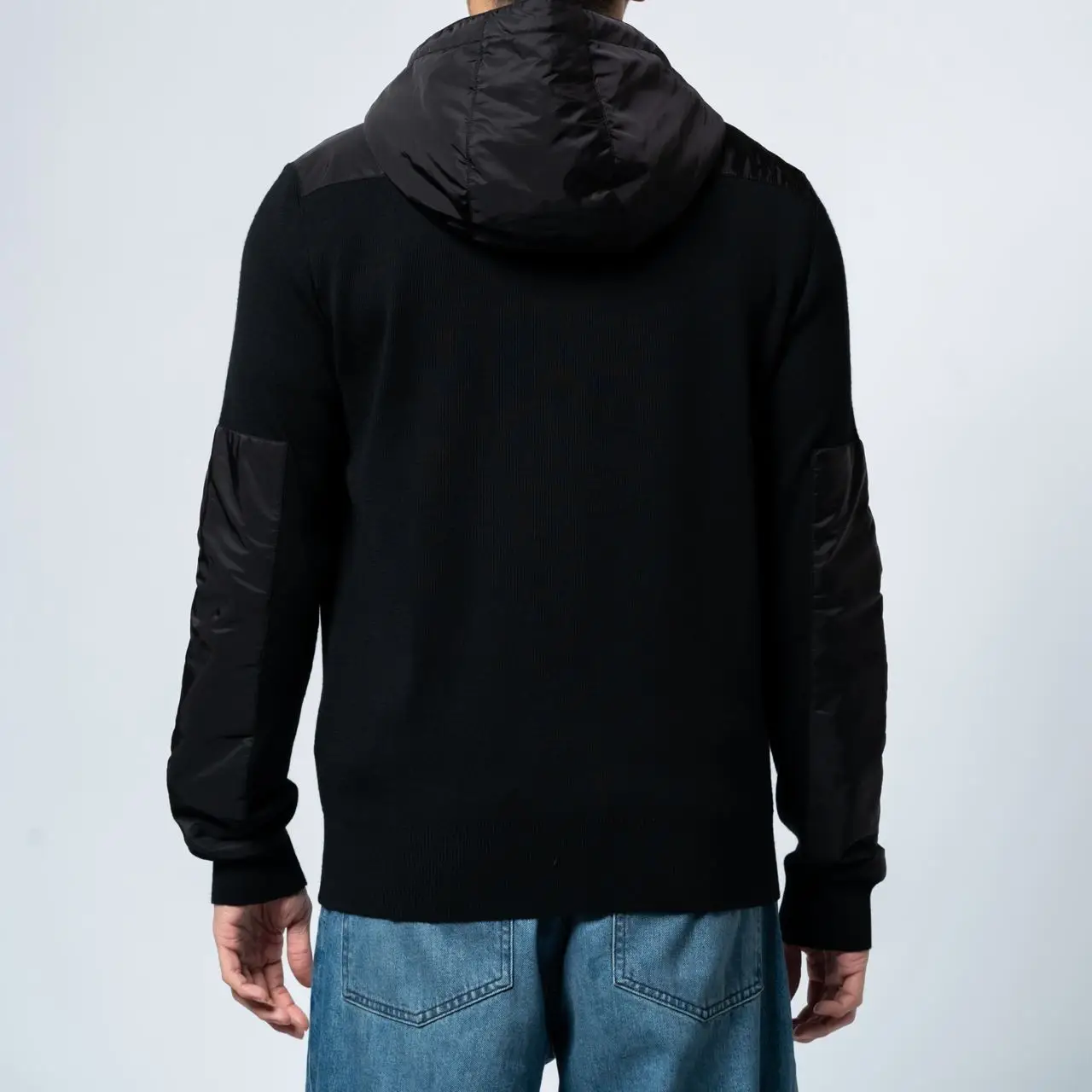 Prada Nylon and Wool Hooded Jacket Black – voilà.id Prada Nylon and Wool Hooded Jacket Black – voilà.id