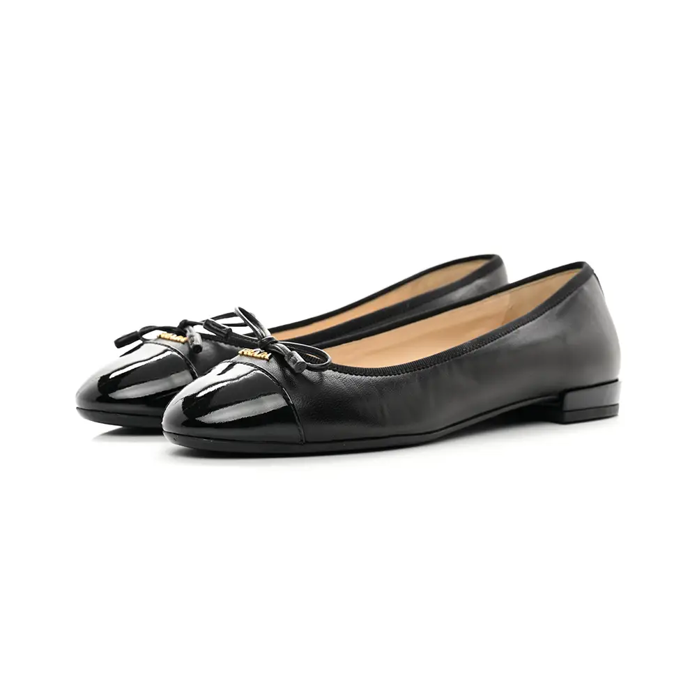 Prada patent leather ballet flats outlet