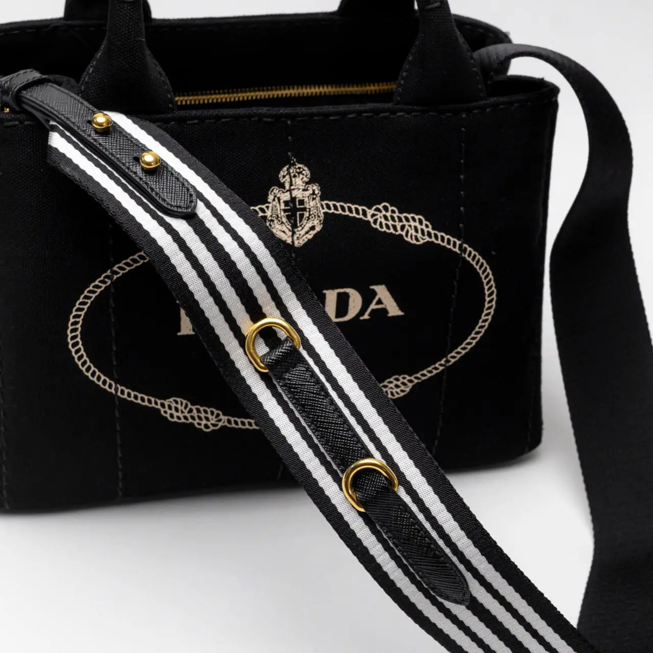 Prada fabric bag deals