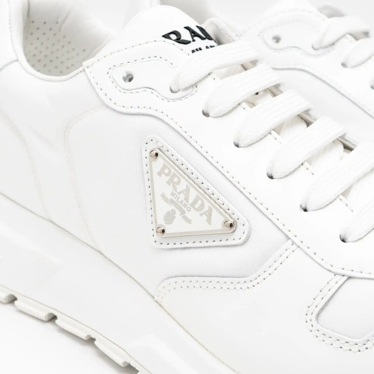 All white prada shoes clearance