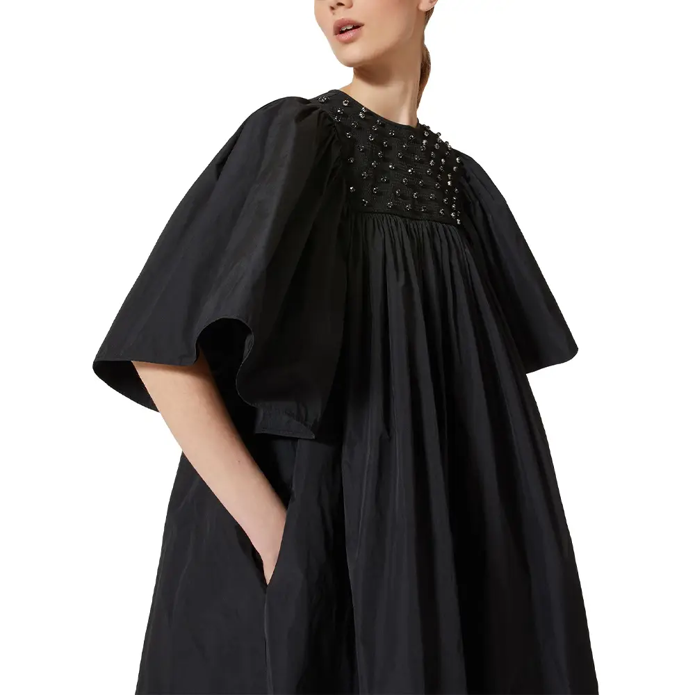 【送料&関税込】RED Valentino Taffeta Dress With Loop Valentino Red silk dress with Vlogo | TheDoubleF