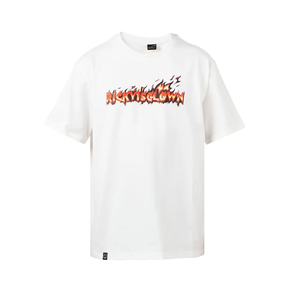 RIC Fire Tearing Face T-Shirt White – voilà.id