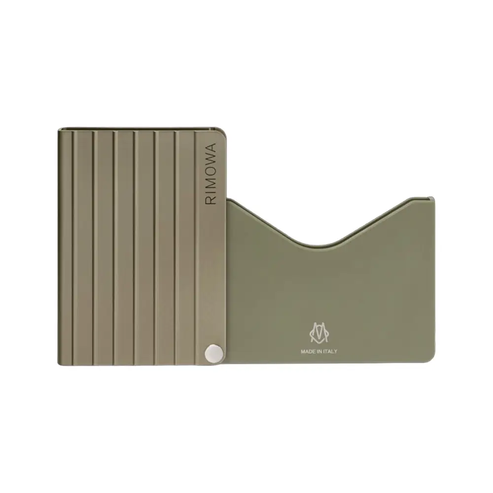 Rimowa Small Goods Aluminium Card Holder Titanium – voilà.id