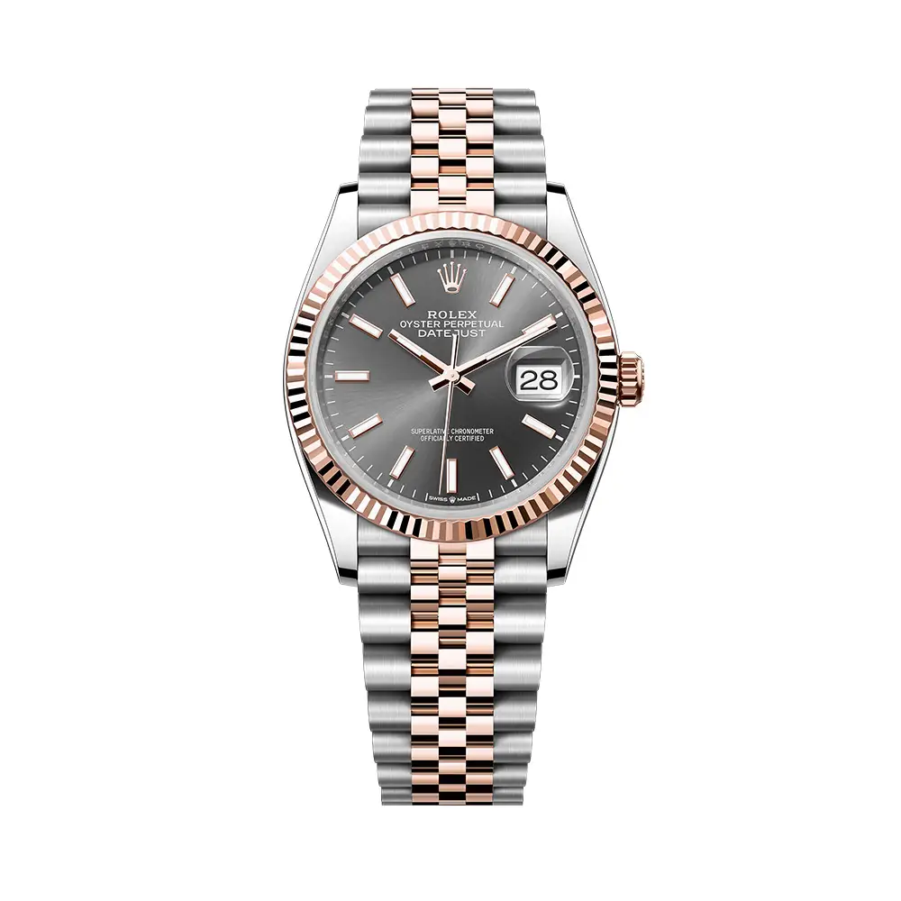 〇 ROLEX レプリカ品 DATEJUST 36 対応ブレス YZ4428 Rolex Datejust 36 watch: Oystersteel and white gold