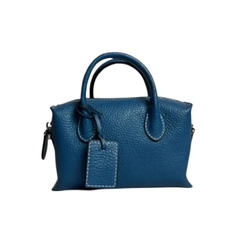 JW PEI Abacus Denim Artifical Crystal Mini Top Handle Bag