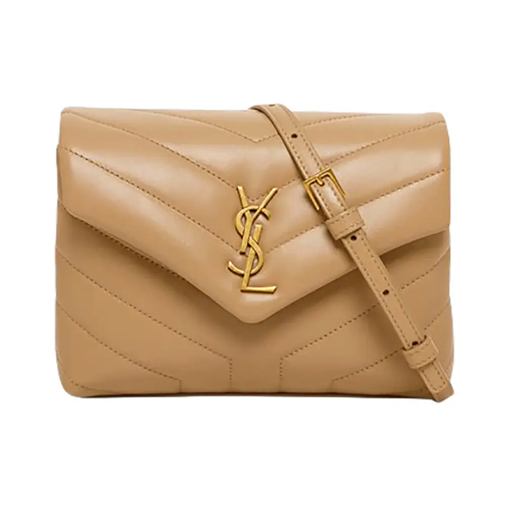 Saint Laurent Loulou Toy Y-Quilted Bag White Ghw – voilà.id