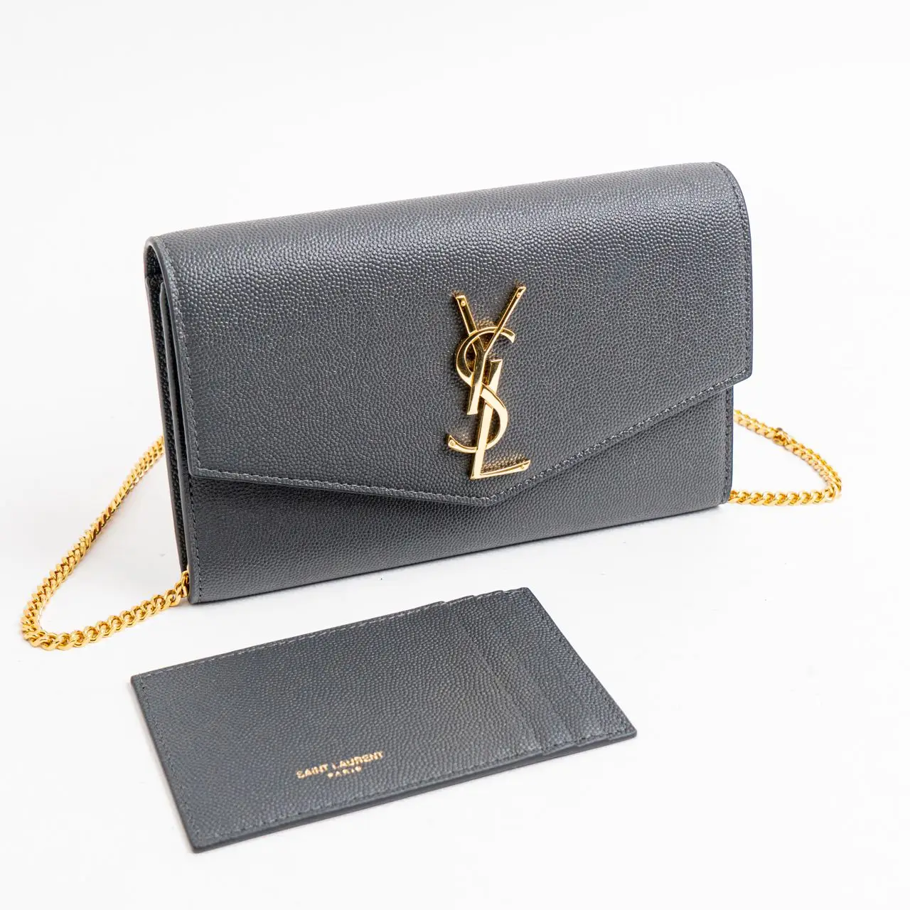 【SAINT LAURENT】UPTOWN CHAIN WALLET チェーンウォレット Saint Laurent Uptown Chain Wallet | Harrods UK