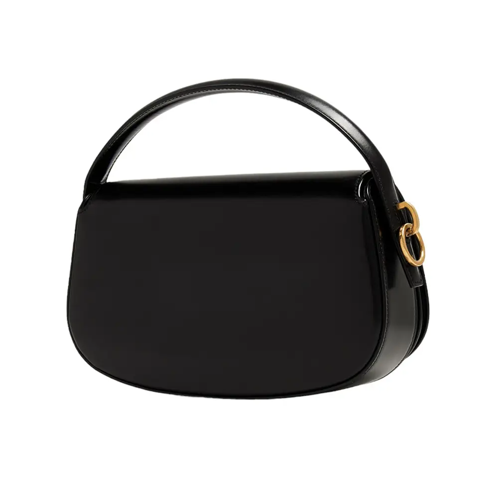 ショルダーバッグ・ポシェット Mini Monogram Voltaire Half Moon Shoulder Bag Black Gold 779 Saint Laurent Voltaire Half-Moon Shoulder Bag Black – voilà.id