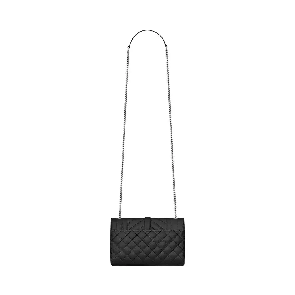 Saint Laurent Envelope Small Shoulder Bag Black Shw – voilà.id