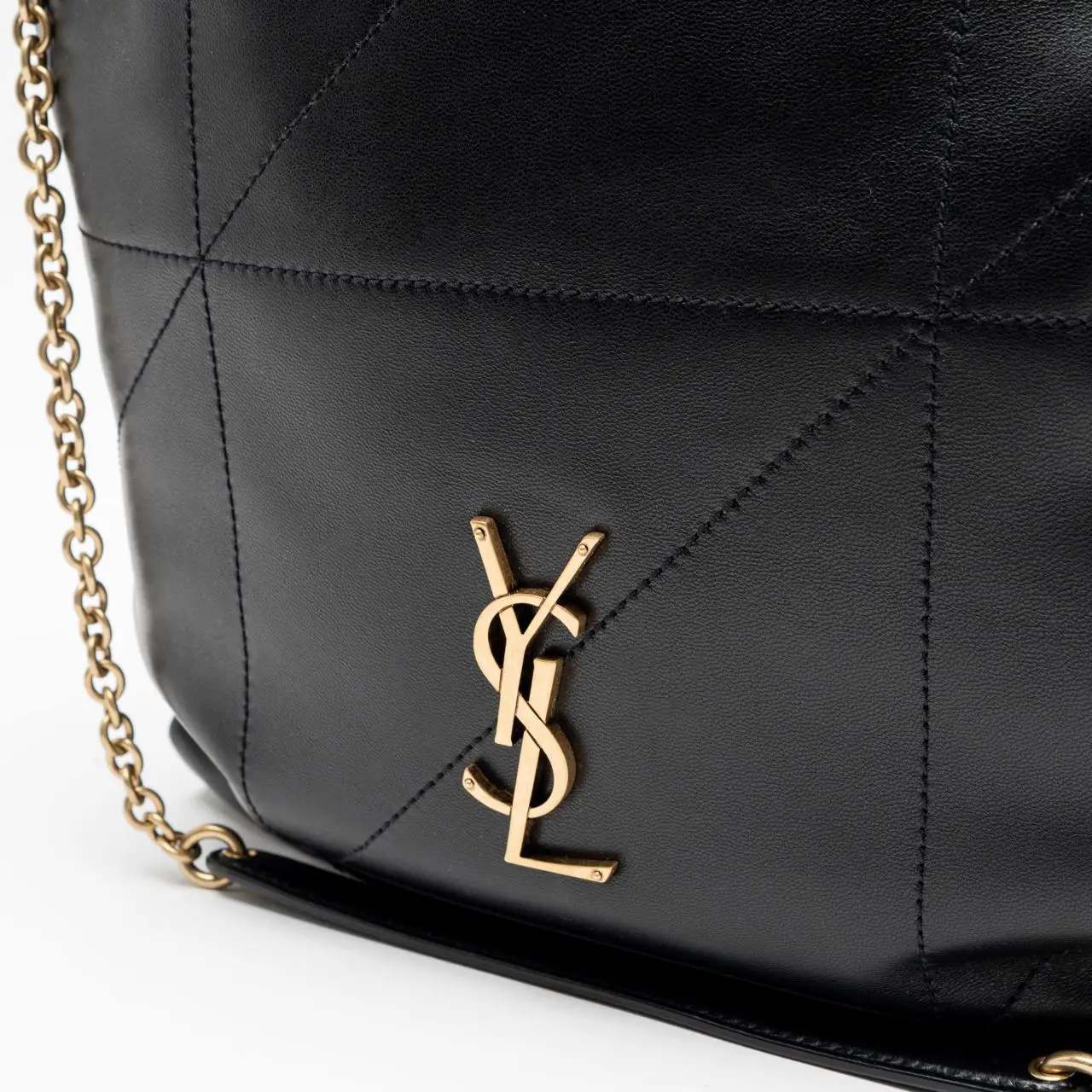 Saint Laurent Jamie 4.3 Pochon Lambskin Shoulder Bag Black