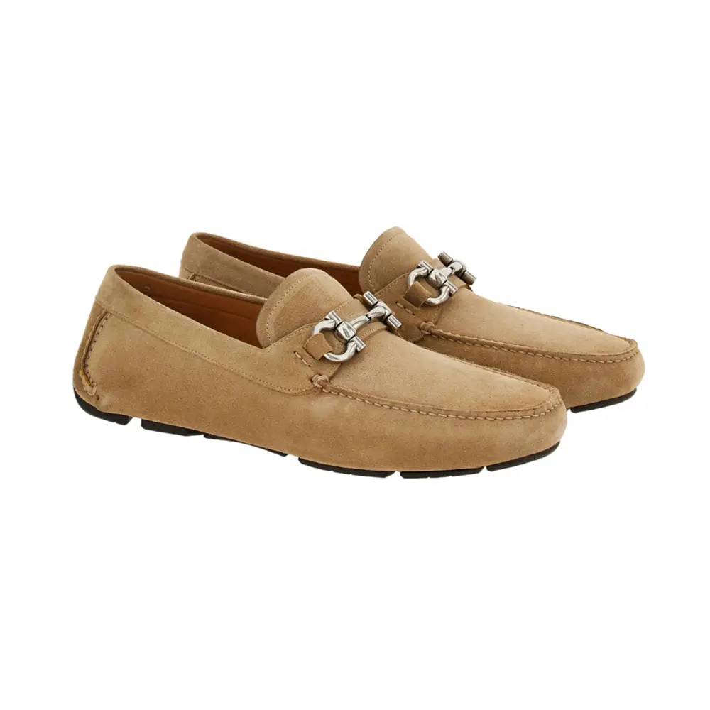 Salvatore ferragamo suede loafers online