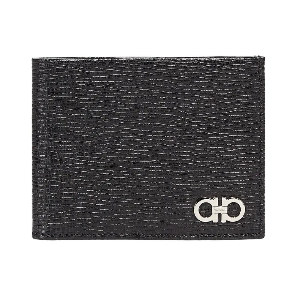 折りたたみ財布 Ferragamo REVIVAL GANCINI BIFOLD WALLET Ferragamo Men's Revival Gancini Bi-Fold Leather Wallet with