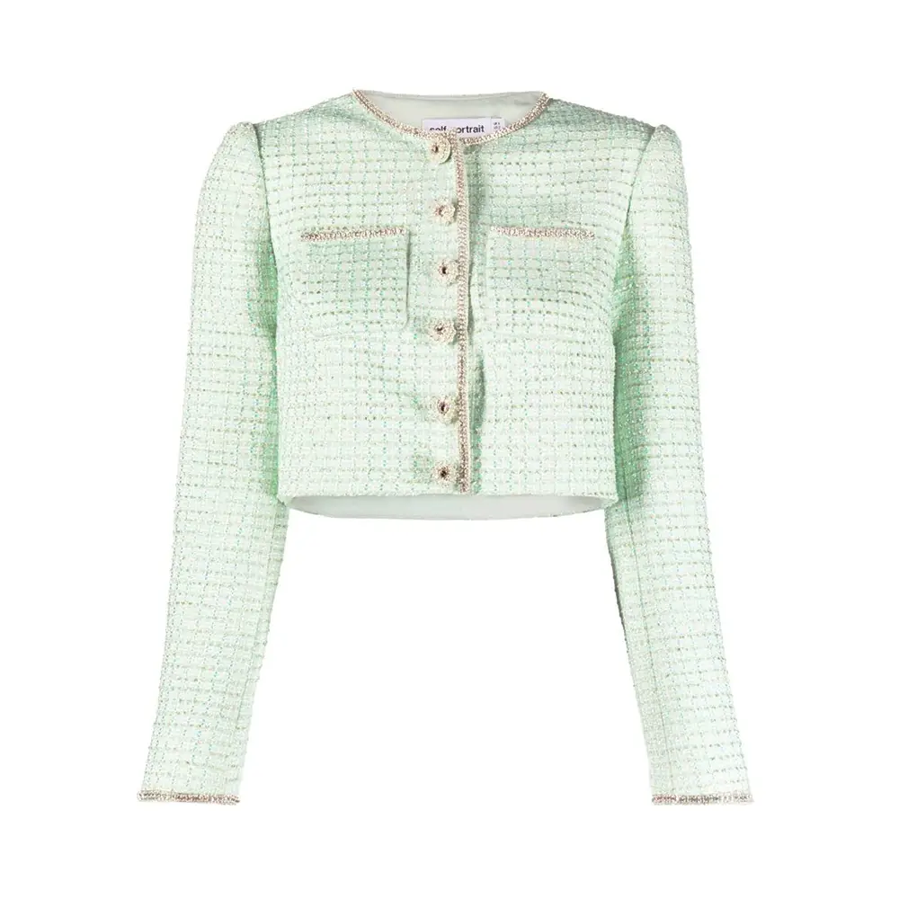 Self-Portrait｜JACKETS (CREAM CORD LACE JACKET (RS24172J self-portrait Cream Cord Lace Jacket | REVERSIBLE