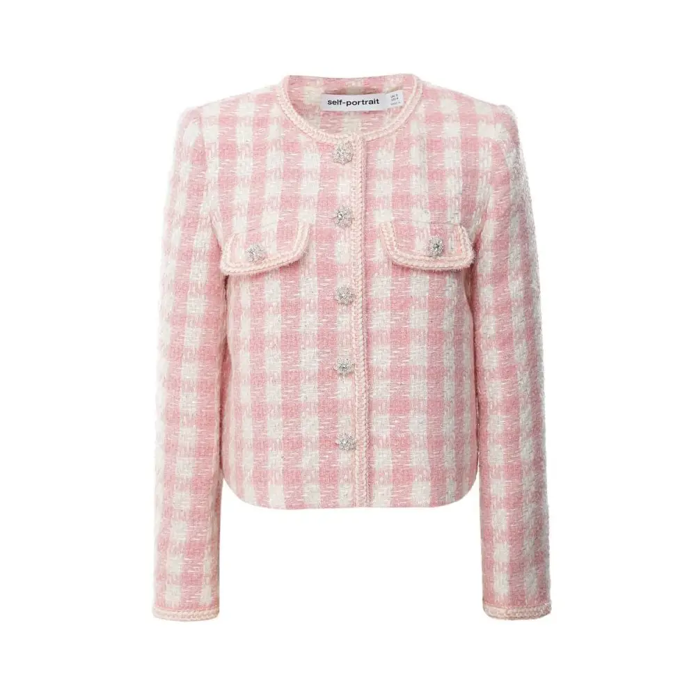 Self-Portrait｜JACKETS (PASTEL BOUCLE JACKET (PF24110JAC Pastel Boucle Jacket – self-portrait-EU