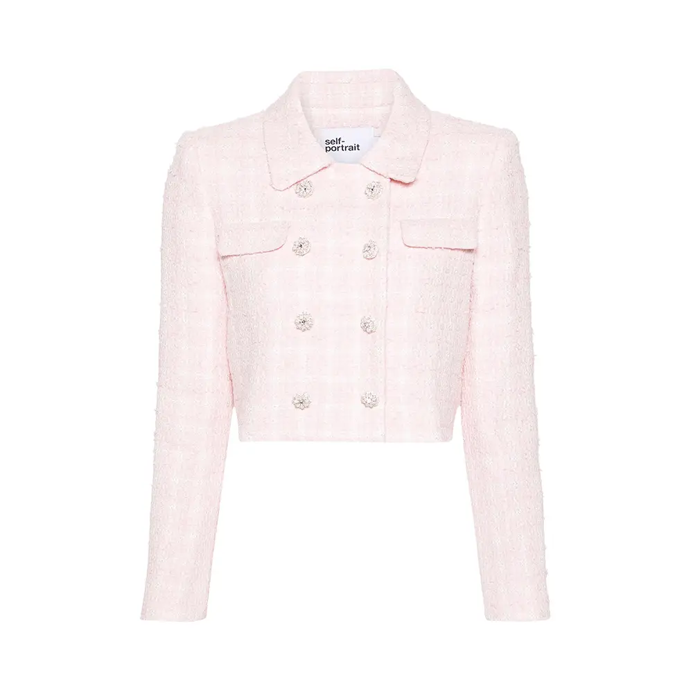 Self-Portrait｜JACKETS (CREAM CORD LACE JACKET (RS24172J self-portrait 'cream Cord Lace' Jacket | italist