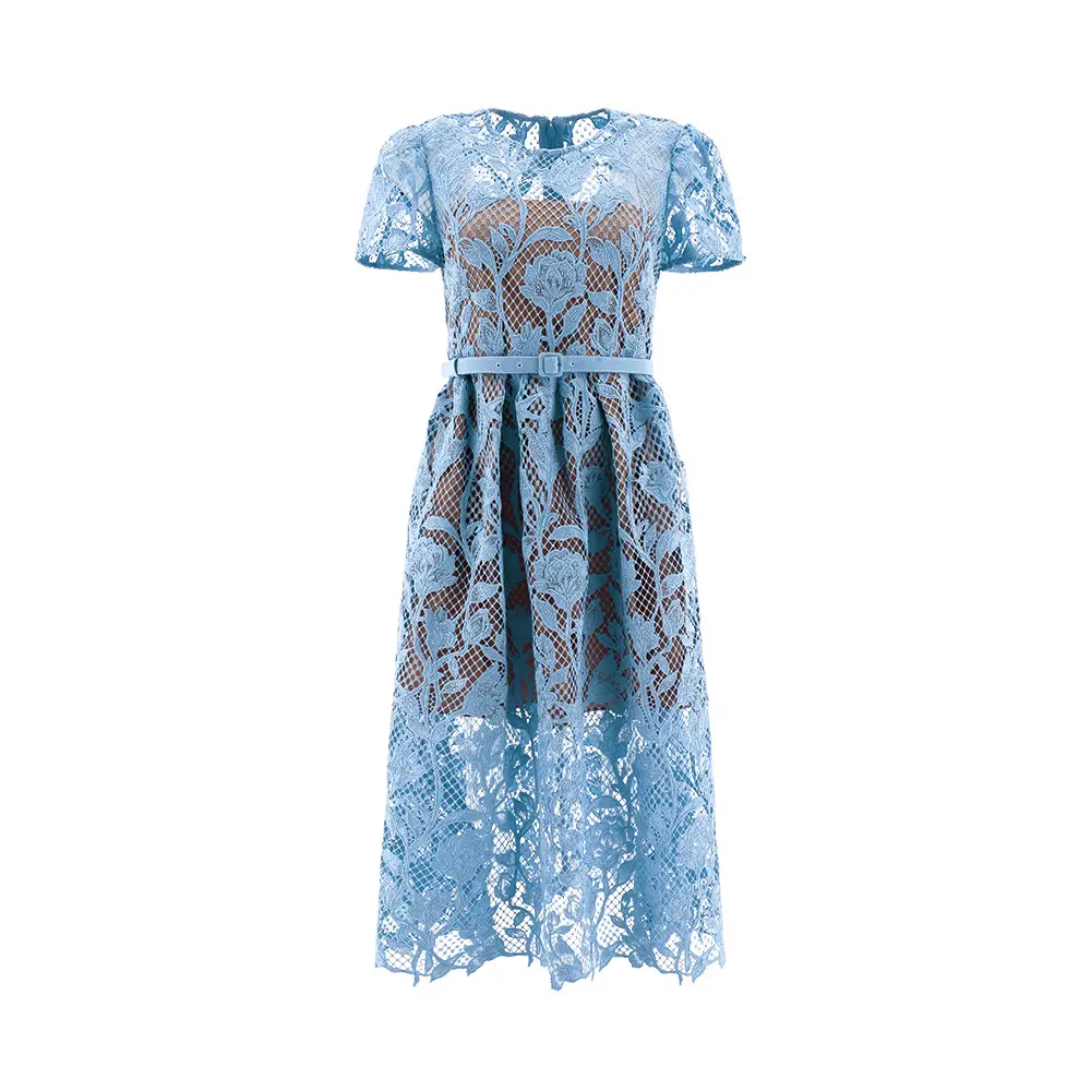 Sporty&Rich｜DRESSES (SRC Phoebe Dress - Navy/White (DR0 SRC Phoebe Dress - White/Navy/Fire red – Sporty & Rich