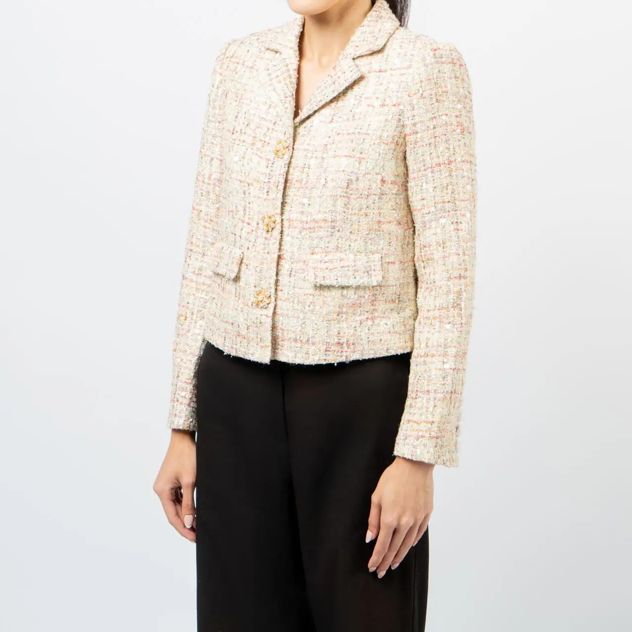 Self Portrait Boucle Blazer Pastel – voilà.id