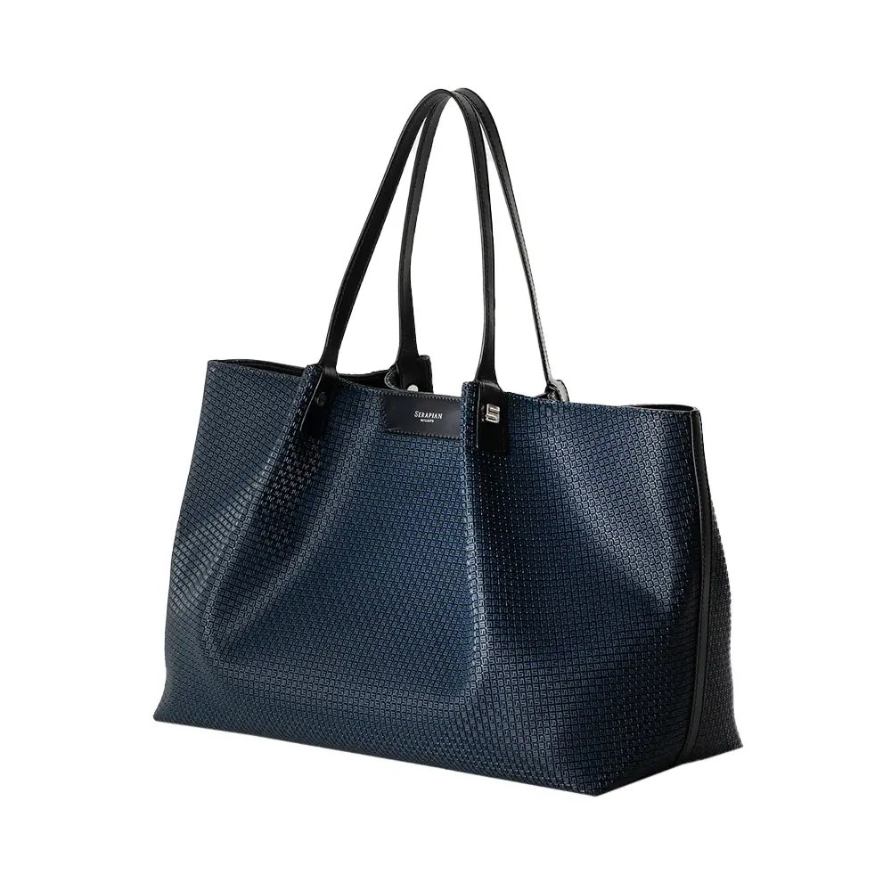 Serapian Secret Tote Bag in Stepan Ocean Blue – voilà.id