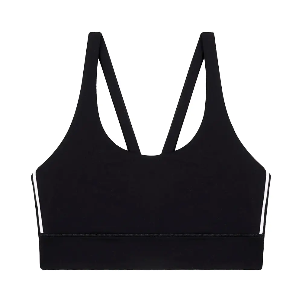 Sporty & Rich Bold Health Active Bra Black/White – voilà.id