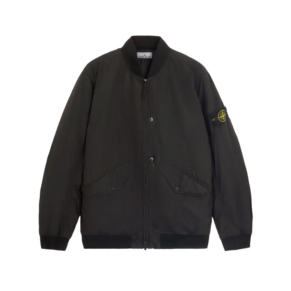 Stone Island 40923 Crinkle Reps R-NY Wind-resistant Bomber Stone Island 40923 Crinkle Reps R-NY Wind-resistant Bomber