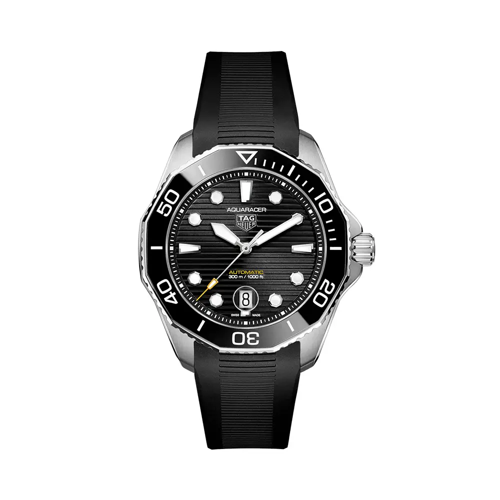 Tag heuer aquaracer 43mm rubber strap 2025