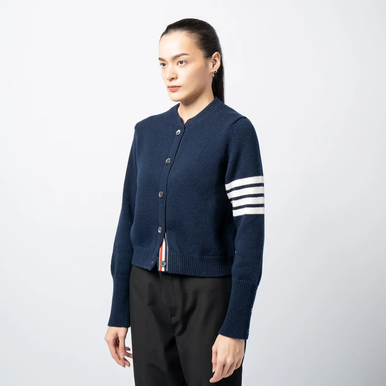 Thom browne merino cardigan clearance