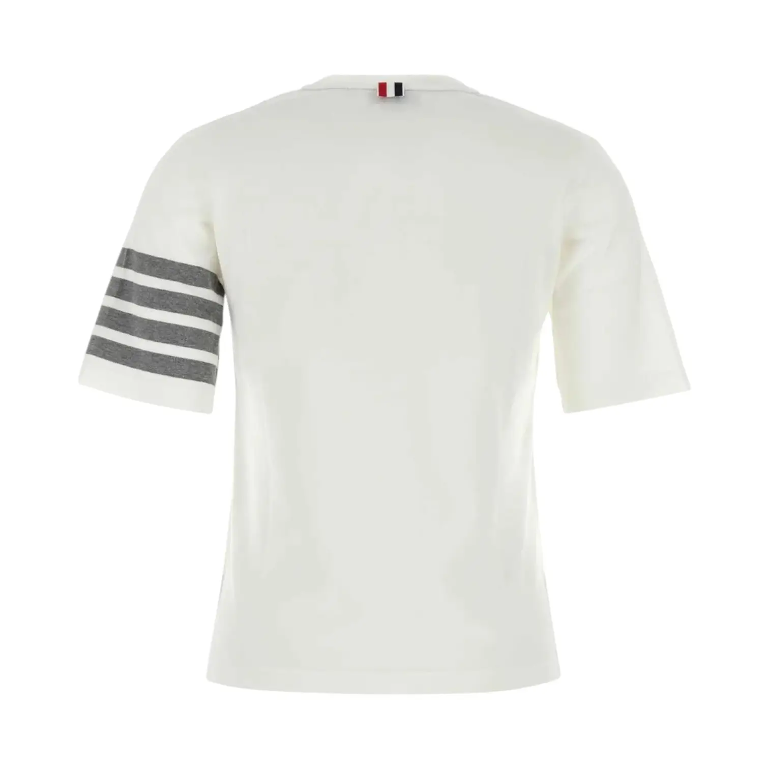 Thom Browne Jersey 4 Bar Short Sleeve T-Shirt White – voilà.id