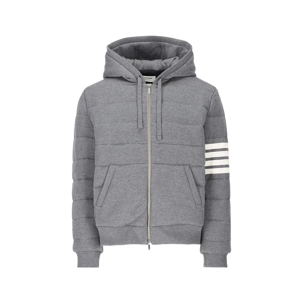 Hermès Run H Zipped Hooded Sweater Grey – voilà.id